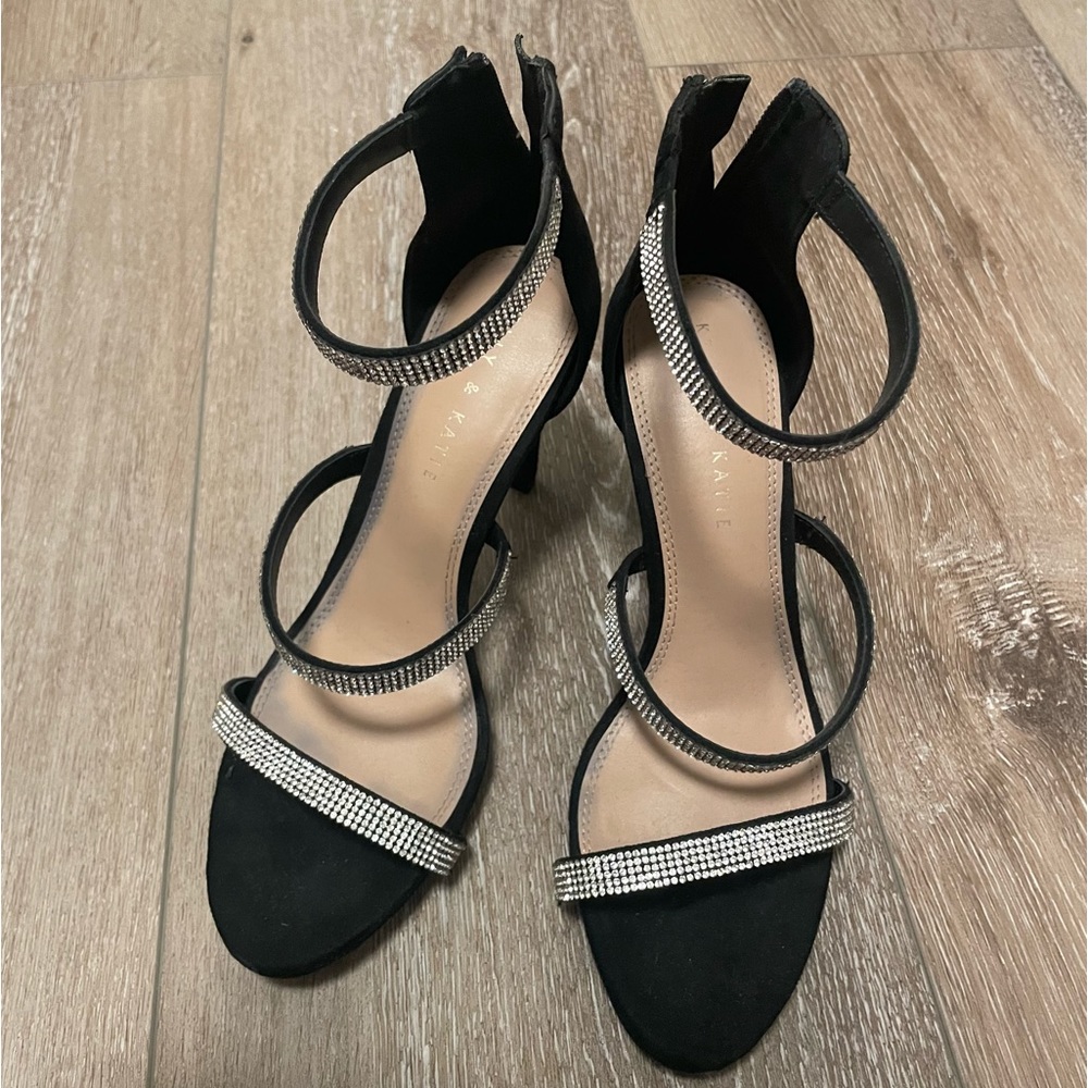 Sparkly Sandal Heels